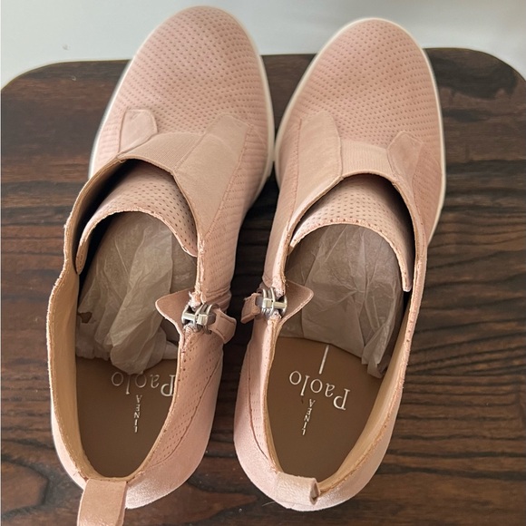 Linea Paolo Suede Platform Wedge Sneakers, Size 7 New - Picture 15 of 15